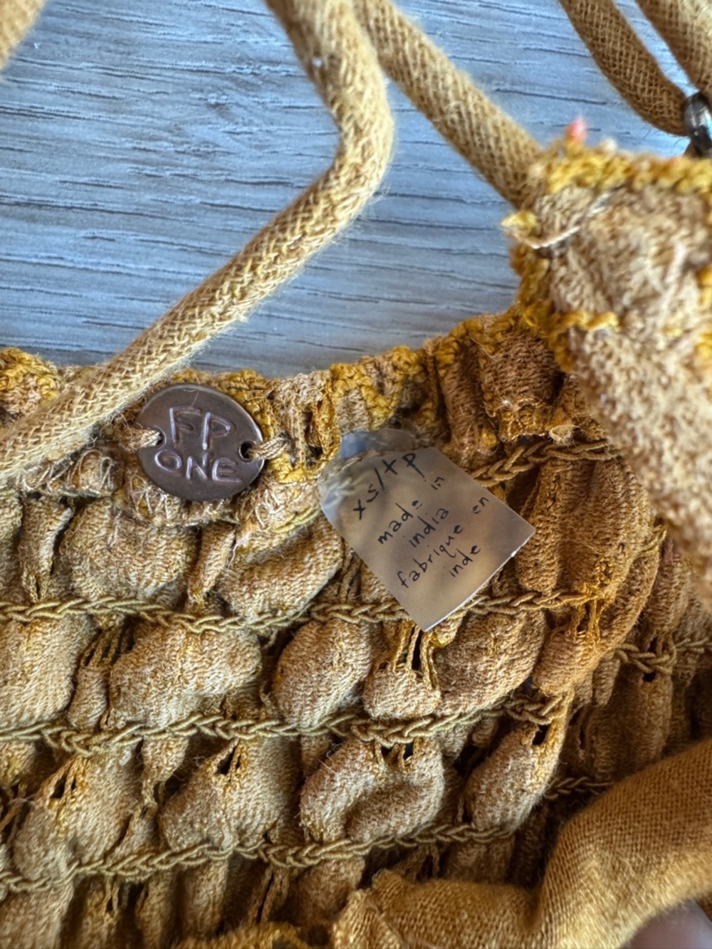 Free People Womens Adella Slip Dress Golden Yellow Lace Fairy Dress XS - Picture 8 of 11